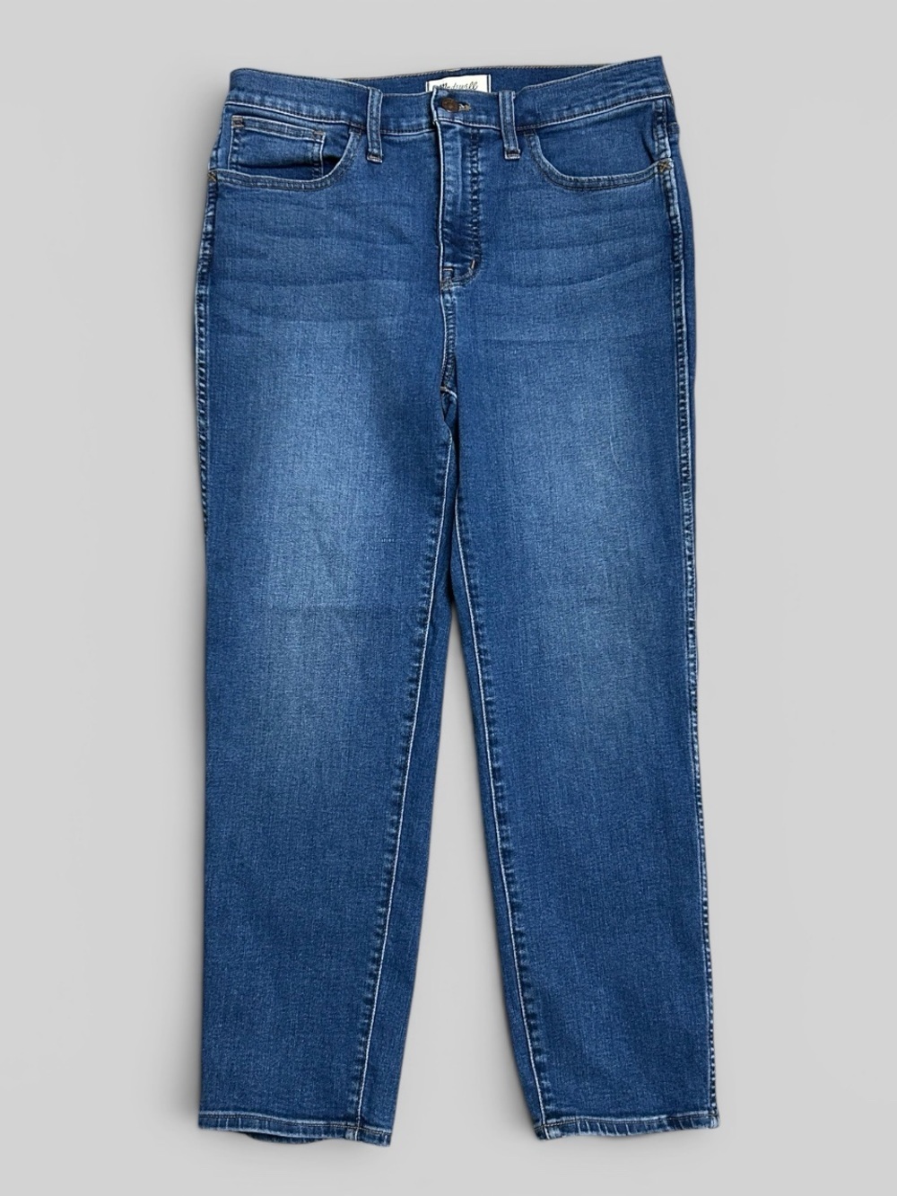 Madewell Roadtripper Stovepipe Jeans Size 29 Stretch Denim Mid Wash